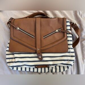 Chic laptop/shoulder bag with pockets. Perfect condition